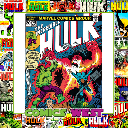 HULK #166 FN/VF (7.0) 1st app. Zzzax! Herb Trimpe cover! 1973