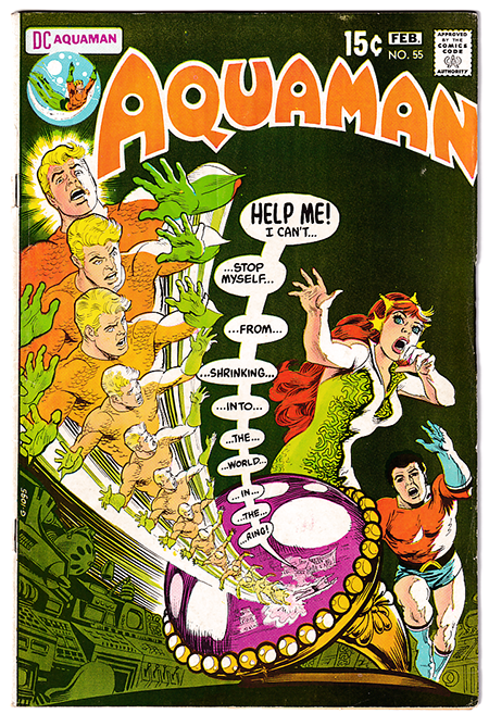 AQUAMAN #55 FN (6.0) Mera appearance! 1971