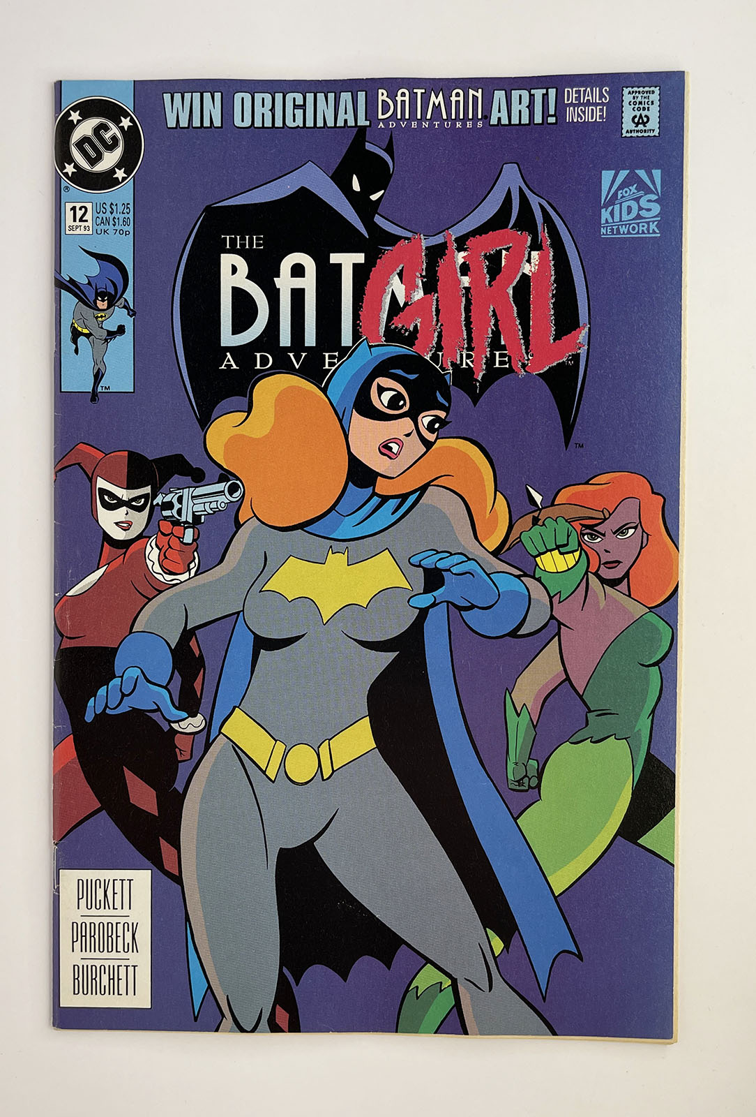 BATMAN ADVENTURES #12 * 7.5 (VF-) * First app. HARLEY QUINN! 1993