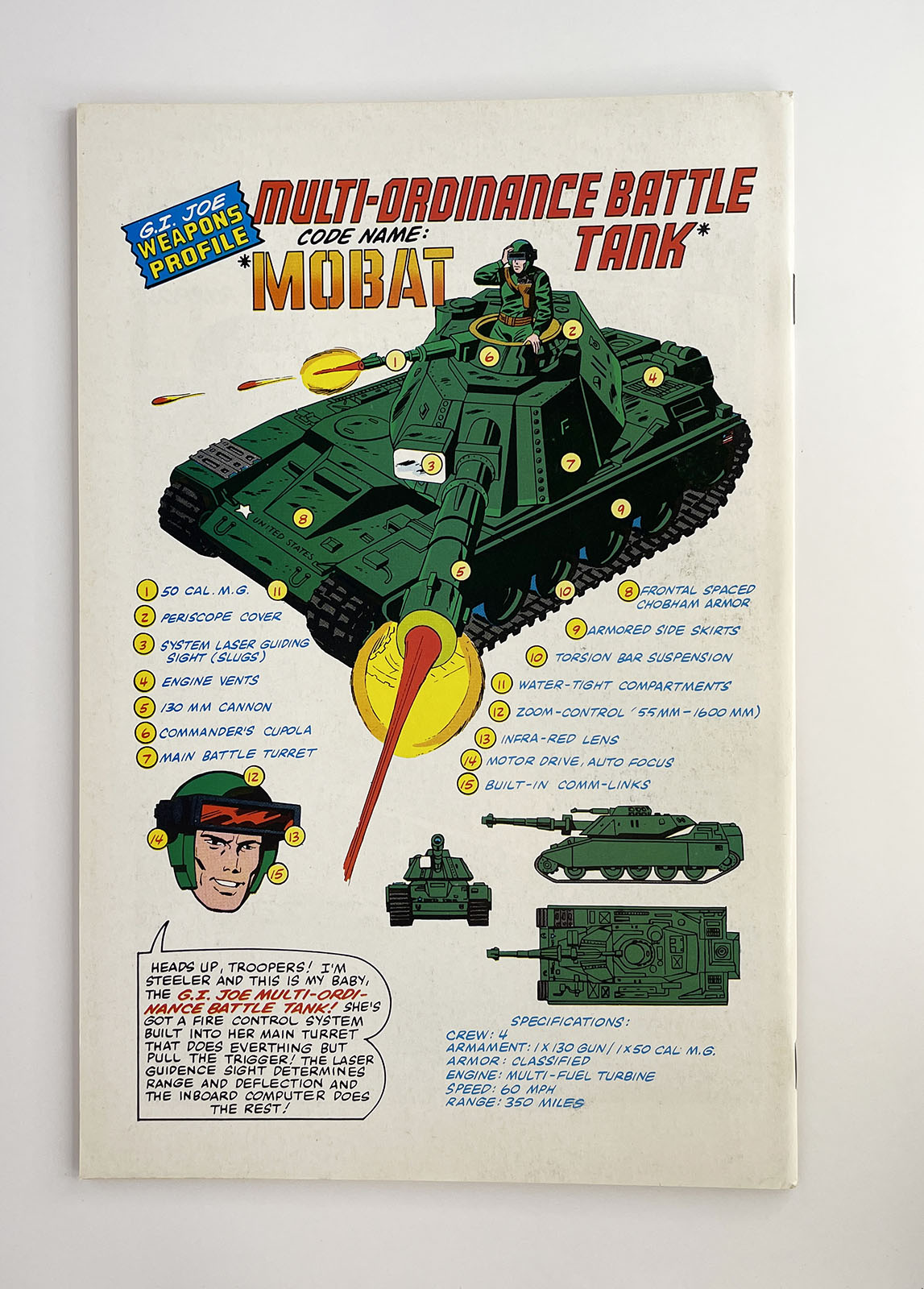 GI JOE #1 * 8.5 (VF+) * First app. SNAKE EYES and COBRA COMMANDER! 1982