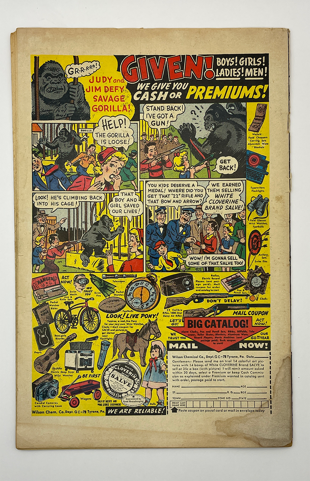 LOVERS #69 * 2.0 (GD) * Very Rare 1955 Atlas! Only 1 copy graded!!