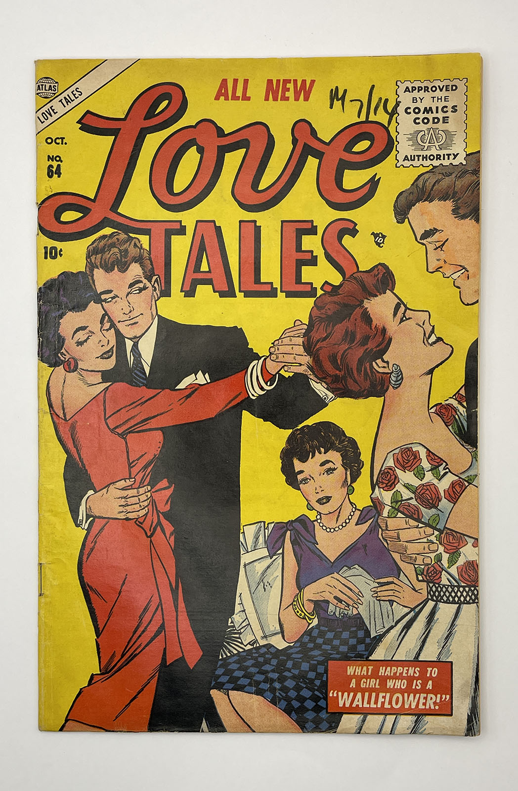 LOVE TALES #64 * 5.5 (FN-) * Only 3 copies graded! Atlas 1954