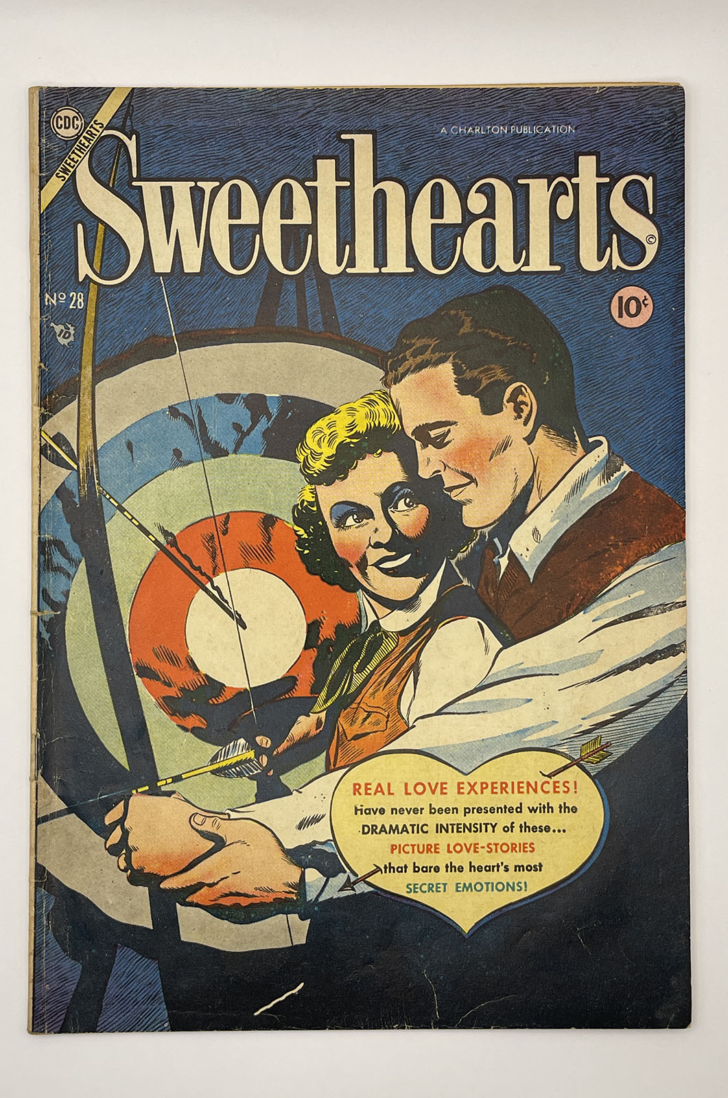 SWEETHEARTS #28 * 5.0 (VG/FN) * Rare romance comic! Charlton Comics 1955