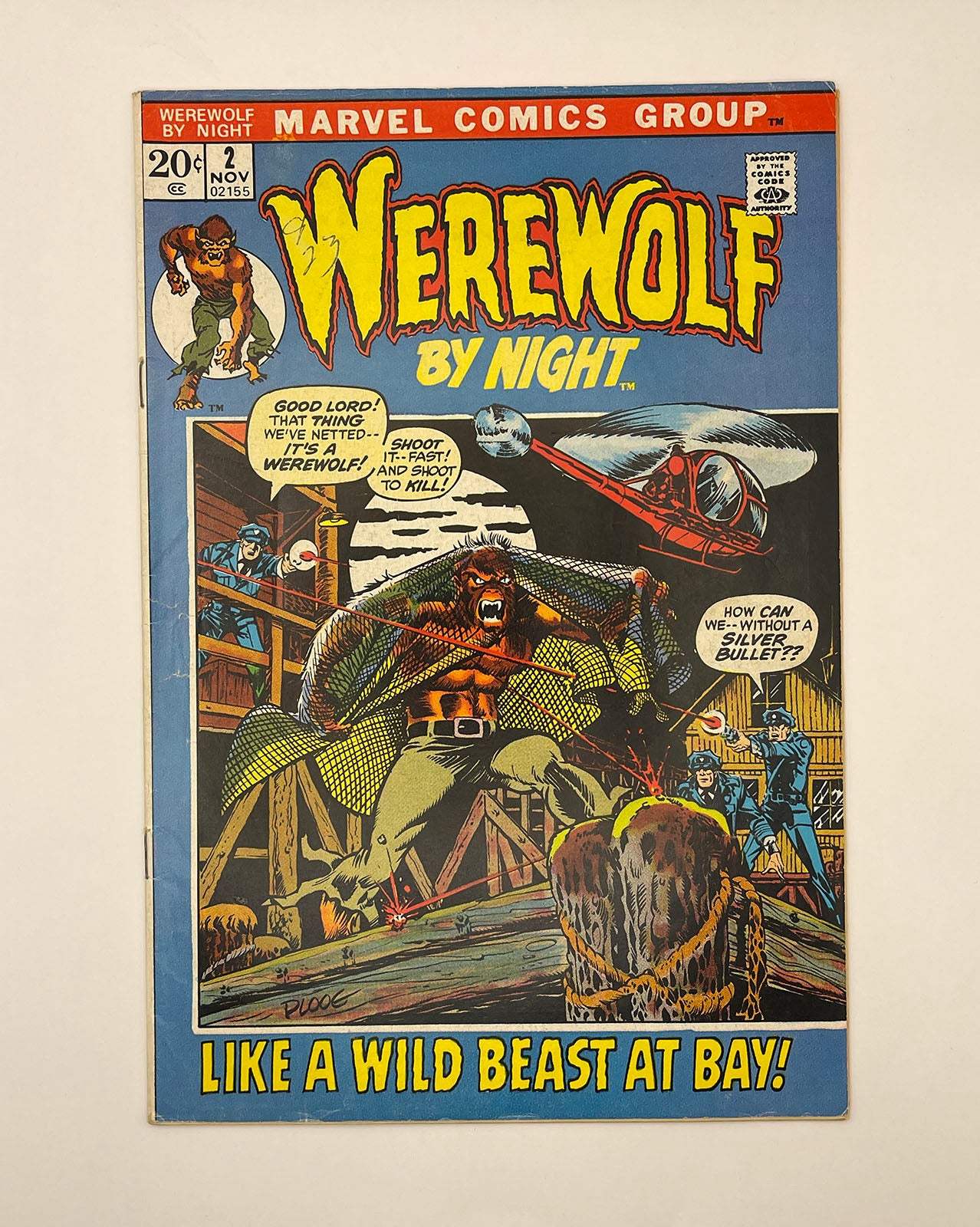 WEREWOLF BY NIGHT #1, #2, #3, #4 Mike Ploog! Gerry Conway! 1972