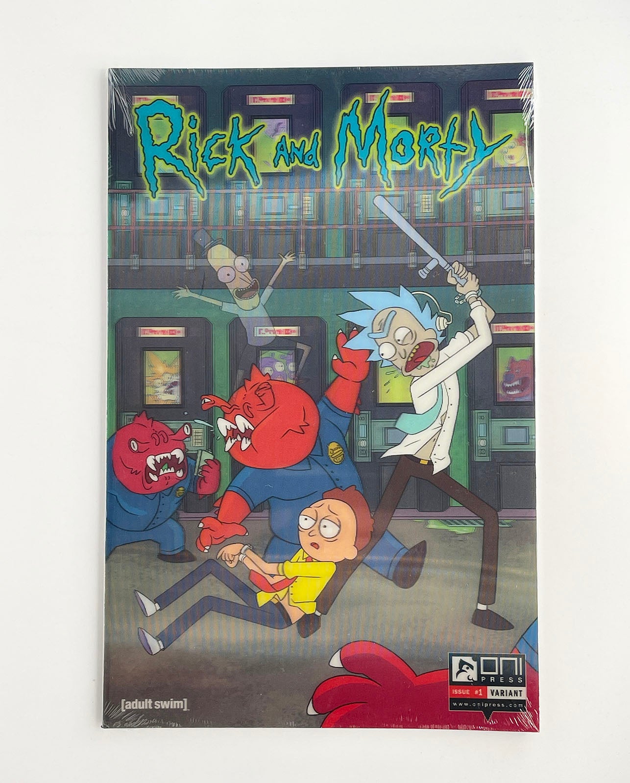 RICK AND MORTY #1 2019 SDCC Lenticular variant! Artist Proof - SEALED! Oni Press