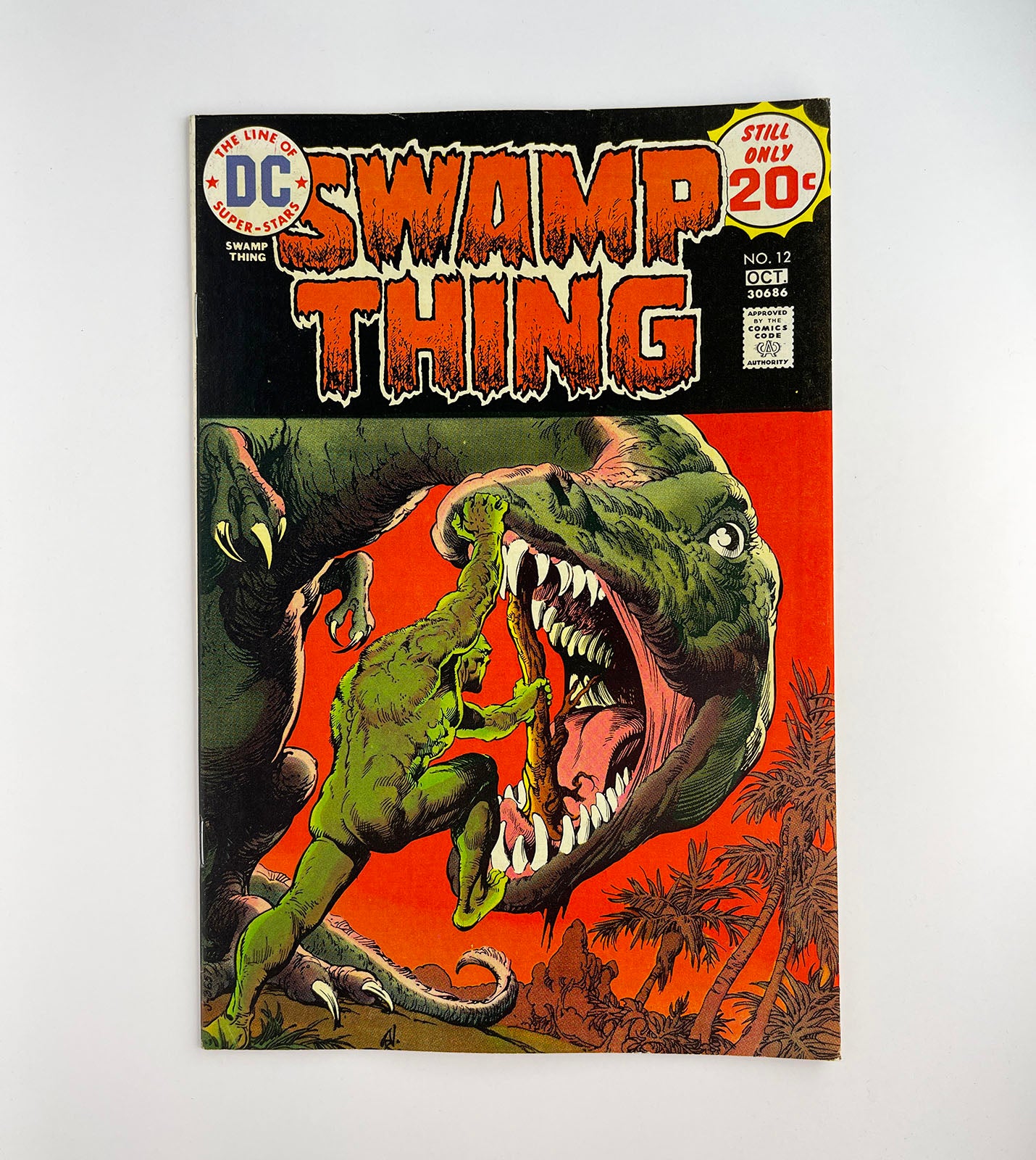 SWAMP THING #12 - Two copies - Eternity Man! Nestor Rodondo cover! 1974