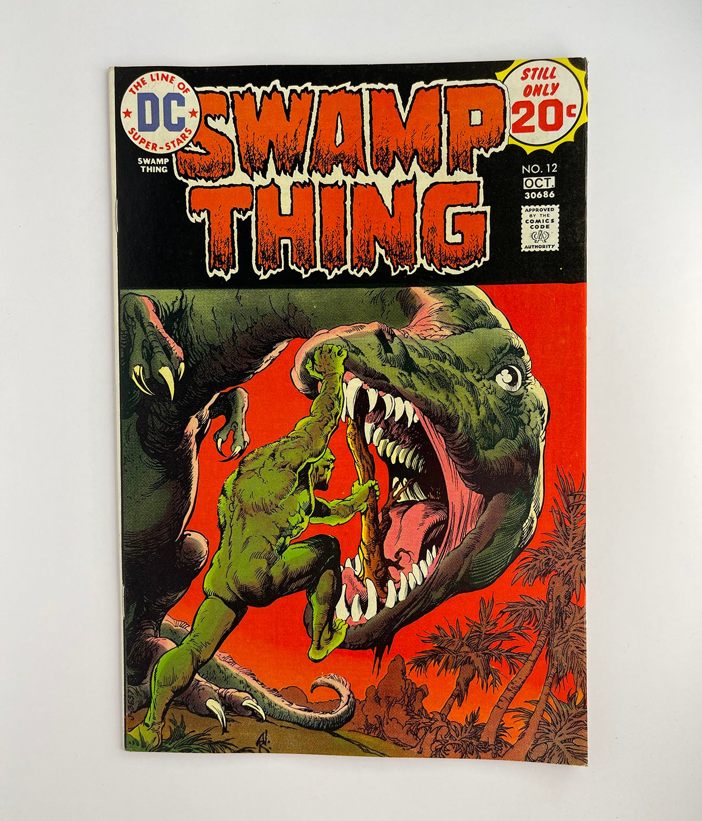 SWAMP THING #12 - Two copies - Eternity Man! Nestor Rodondo cover! 1974