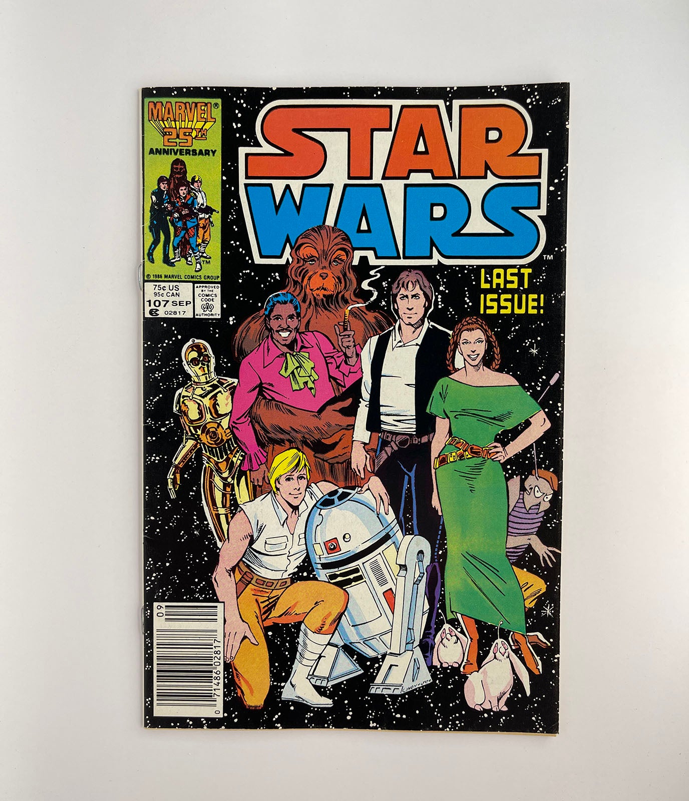 STAR WARS #107 * 9.2 (NM-) * Newsstand, last issue, low print run!