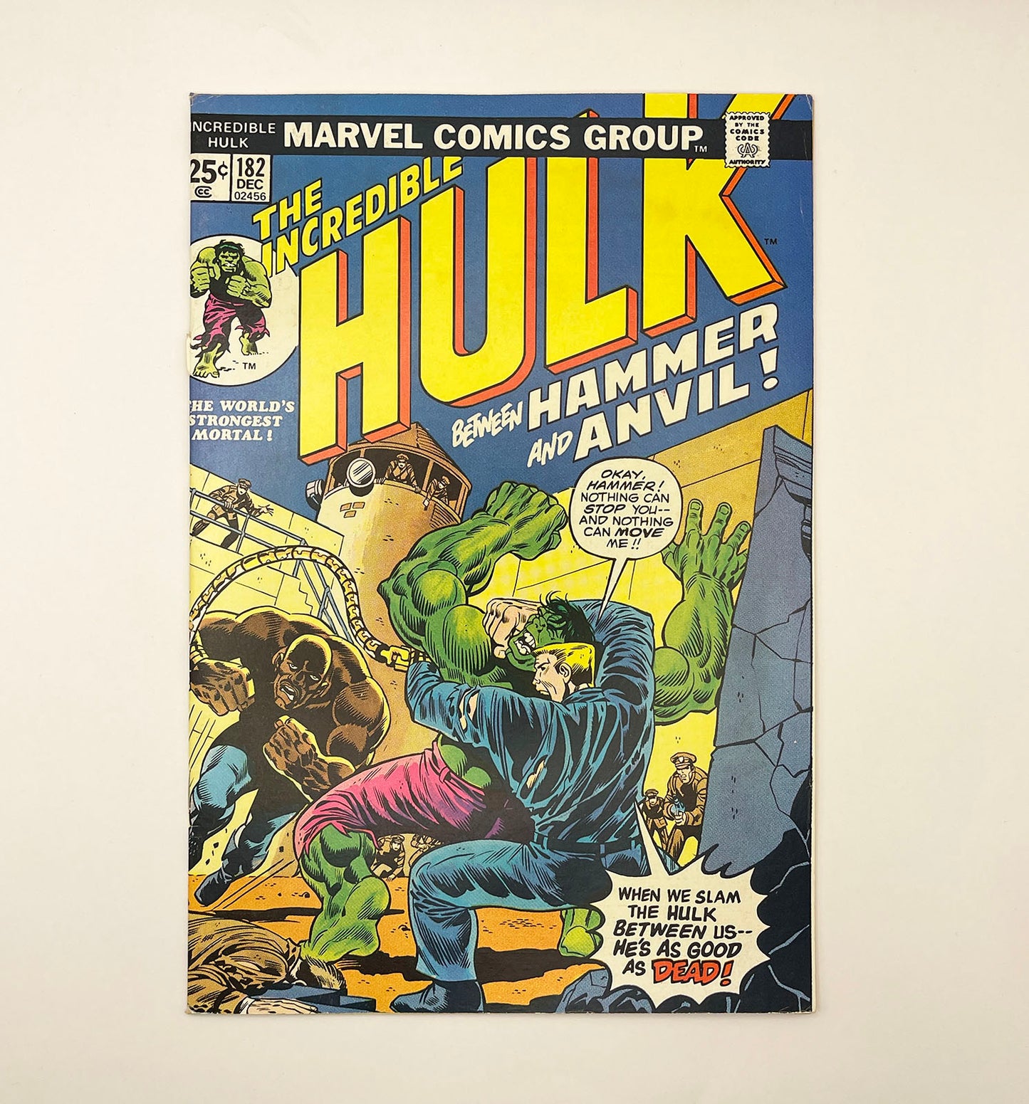 INCREDIBLE HULK #182 * 6.5 (FN) * 3rd app. WOLVERINE! Herb Trimpe! 1974