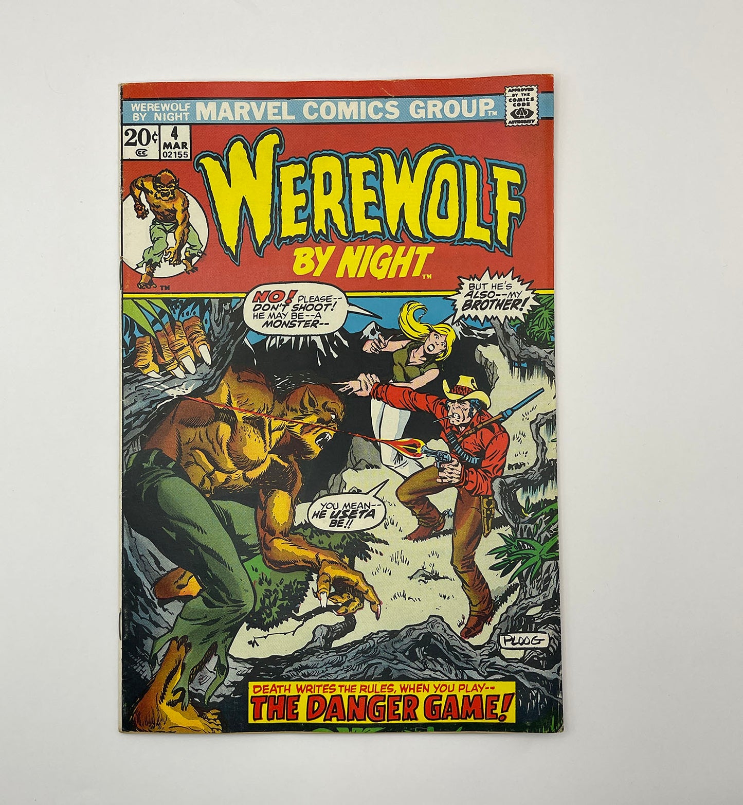 WEREWOLF BY NIGHT #1, #2, #3, #4 Mike Ploog! Gerry Conway! 1972