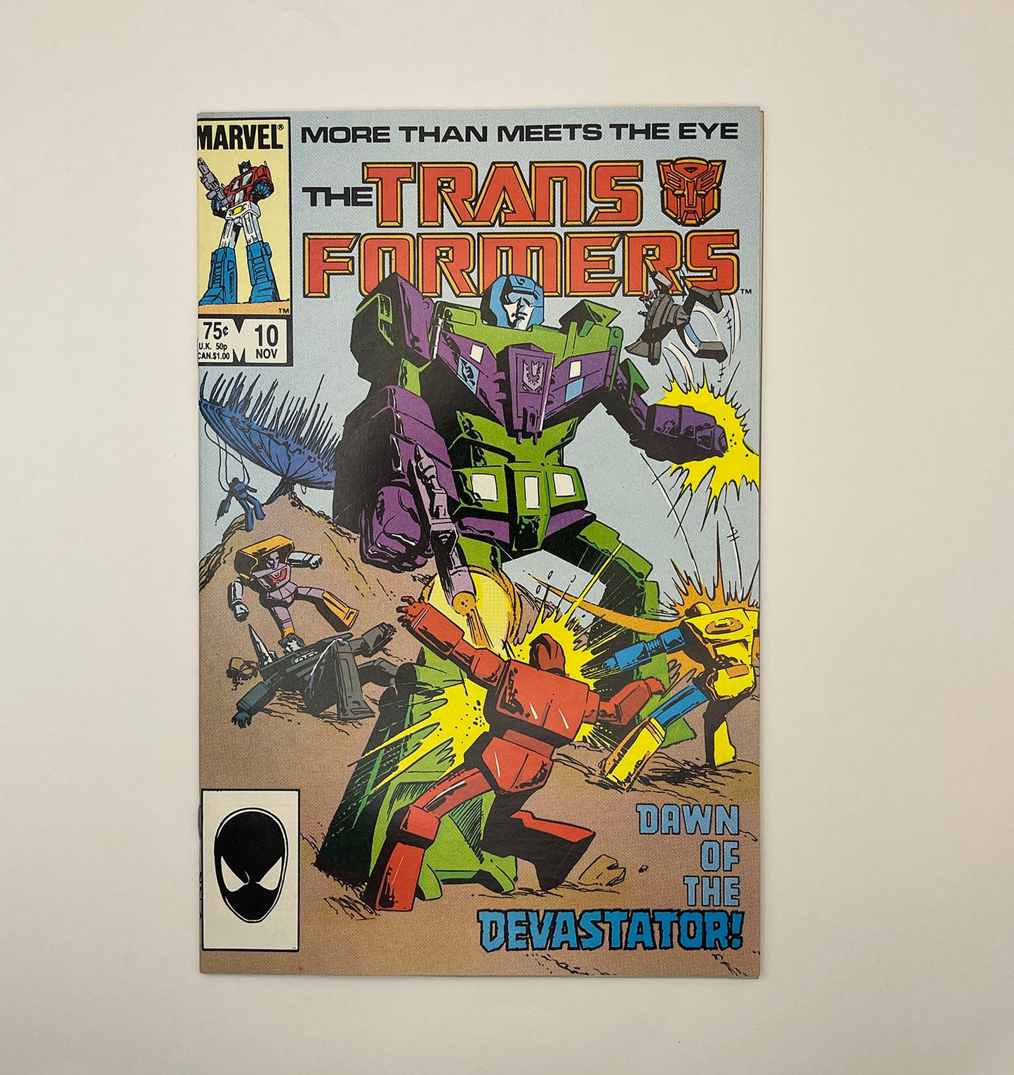 TRANSFORMERS #10 * 9.4 (NM) * First app. CONSTRUCTICONS! 1985