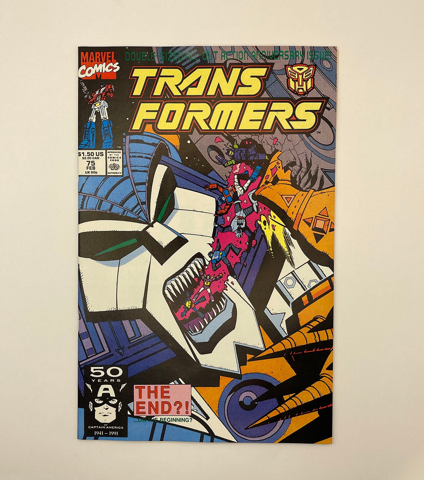 TRANSFORMERS #75 9.0 (VF/NM) Scarce, low print run! 1991