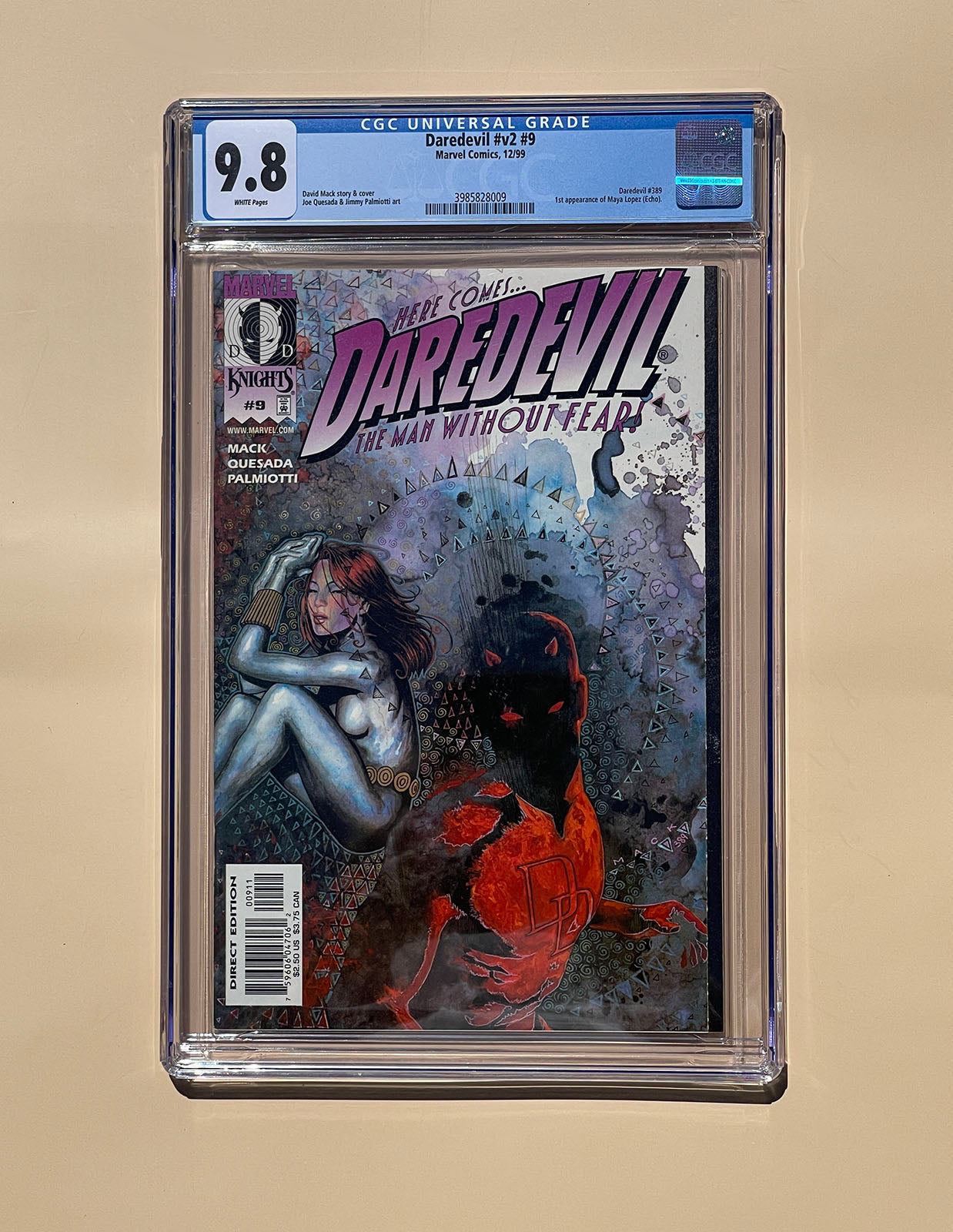 DAREDEVIL #9 * CGC 9.8 * First app. of ECHO! David Mack 1999