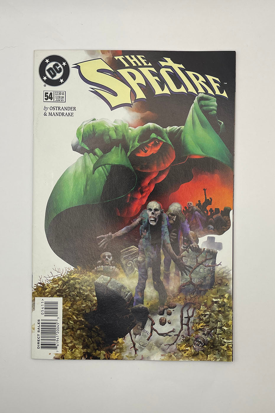 SPECTRE #54 * 7.0 (FN/VF) * First app. of new MISTER TERRIFIC! 1997 DC Comics