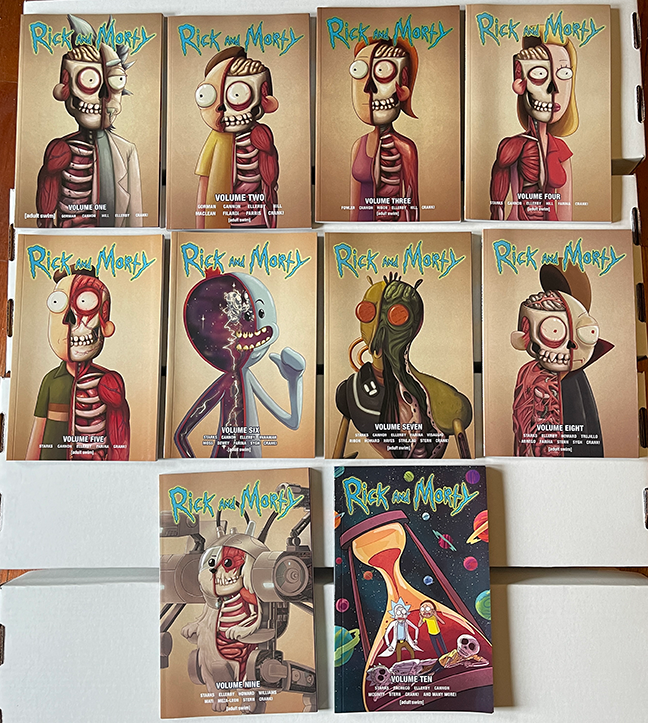 RICK AND MORTY Vol 1 to 10! Brand new! 50% OFF!