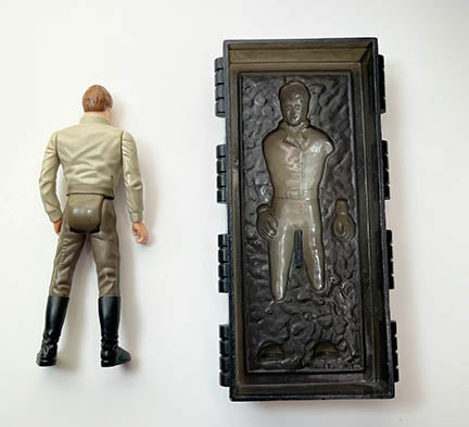 STAR WARS: POTF Han Solo in Carbonite (1984) Original owner collection!