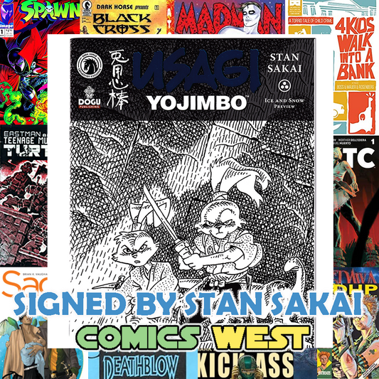 USAGI YOJIMBO Ice and Snow NM+ (9.6) RCCC Exclusive! Signed by Stan Sakai!