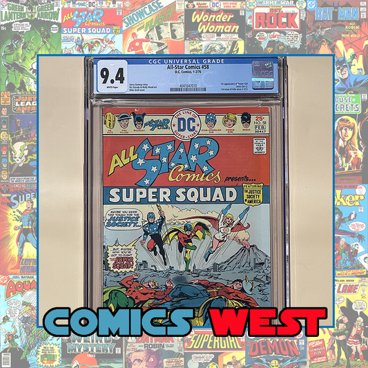 ALL STAR COMICS #58 CGC 9.4 First app. of POWER GIRL! Key 1976