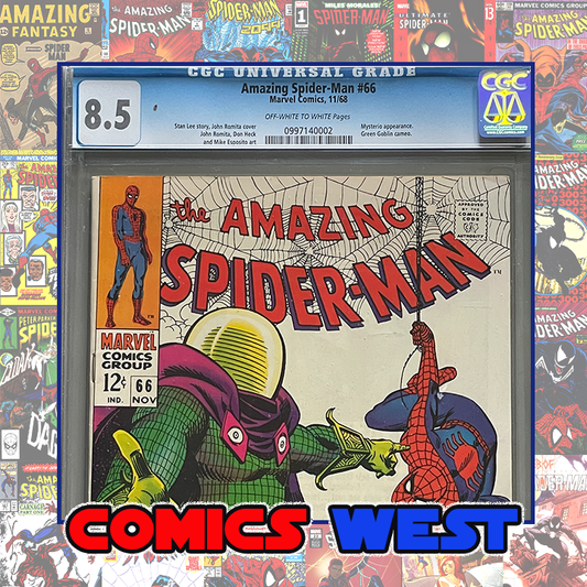 AMAZING SPIDER-MAN *CGC 8.5* Mysterio! John Romita cover! 1968