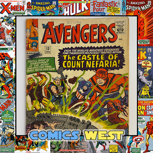 AVENGERS #13 * 2.5 (GD+) * 1st app. COUNT NEFARIA! Jack Kirby! 1965
