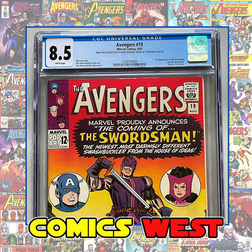 AVENGERS #19 *CGC 8.5* From the collection of Stan Lee's tailor!
