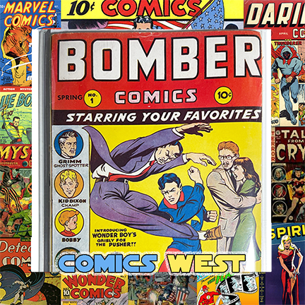 BOMBER COMICS #1  VG- (3.5) 1944