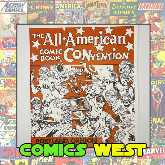 All-American Comic Convention Book! Very rare Dave Stevens piece! Steranko! 1975