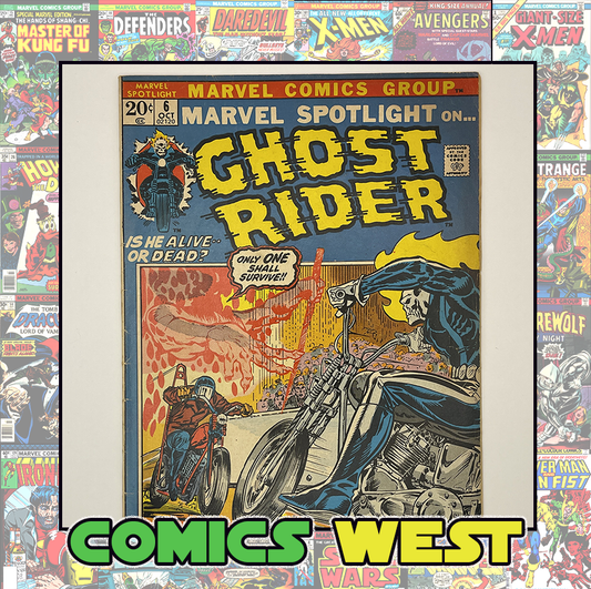MARVEL SPOTLIGHT #6 5.0 (VG/FN) Second app. and origin GHOST RIDER! 1972