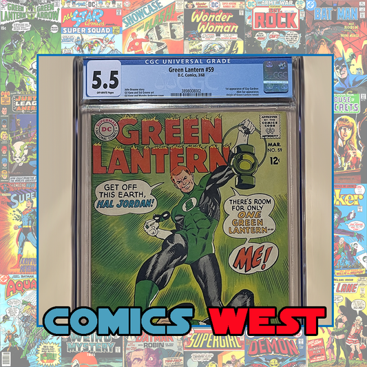 GREEN LANTERN #59 - CGC 5.5 - 1st. appearance GUY GARDNER! Key!