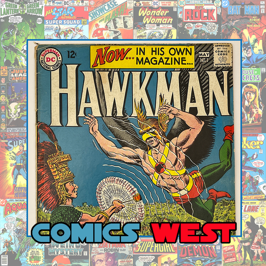HAWKMAN #1  * 2.0 (GD) *  First solo series, first app. of Chac! 1964
