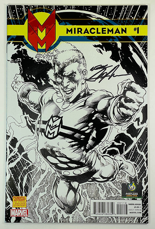 MIRACLE MAN #1 9.6 Wizard World exclusive signed by NEAL ADAMS!
