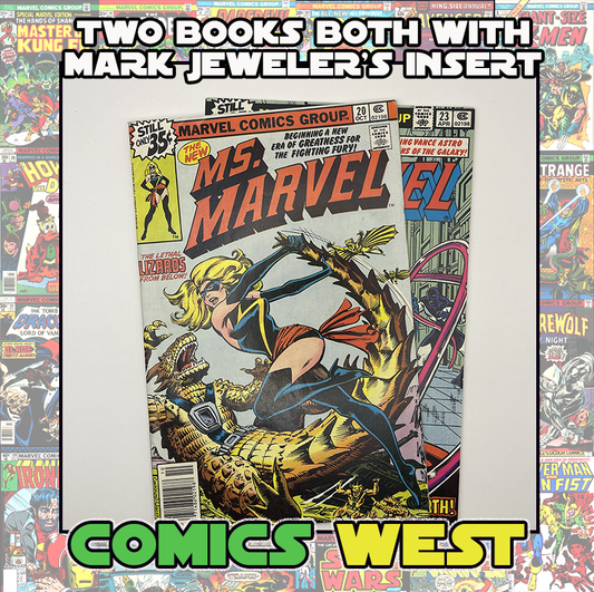 MS. MARVEL #20 AND #23 - Two books with Mark Jeweler's insert!