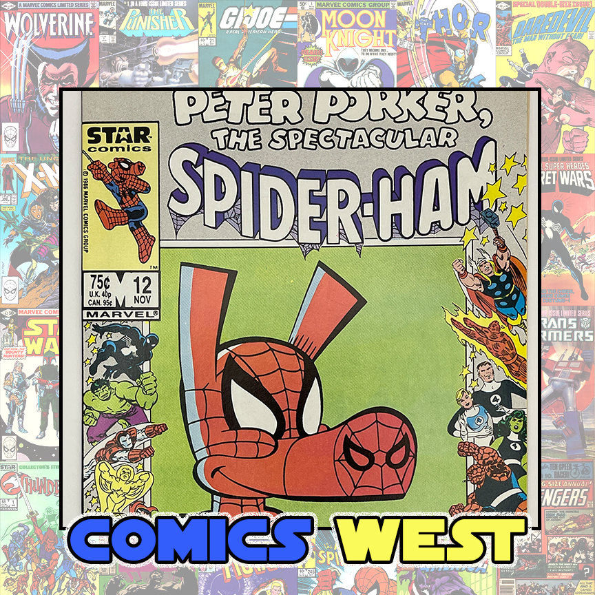 PETER PORKER THE SPECTACUALR SPIDER-HAM #12 * 9.4 (NM) * Marvel 25th Anniv.
