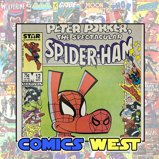 PETER PORKER THE SPECTACUALR SPIDER-HAM #12 * 9.4 (NM) * Marvel 25th Anniv.