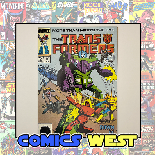 TRANSFORMERS #10 * 9.4 (NM) * First app. CONSTRUCTICONS! 1985