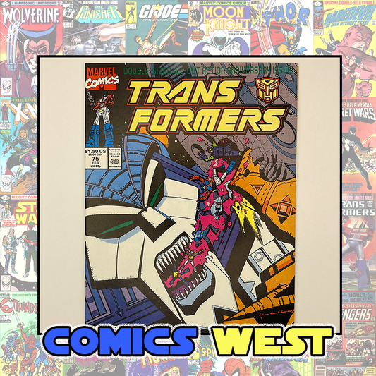 TRANSFORMERS #75 9.0 (VF/NM) Scarce, low print run! 1991