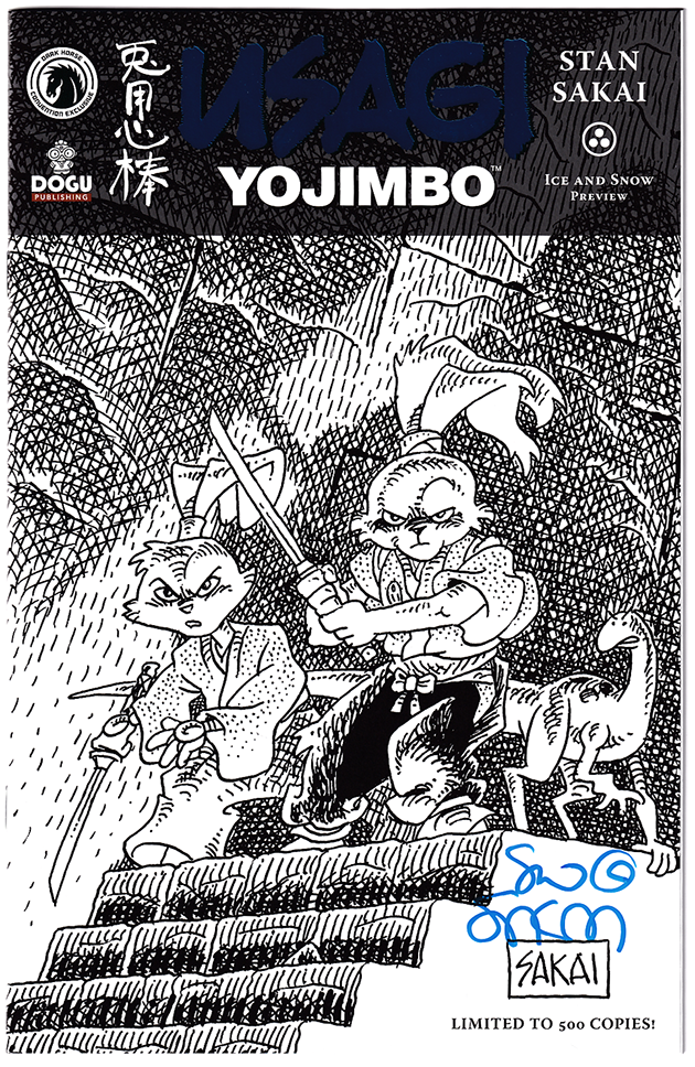 USAGI YOJIMBO Ice and Snow NM+ (9.6) RCCC Exclusive! Signed by Stan Sakai!