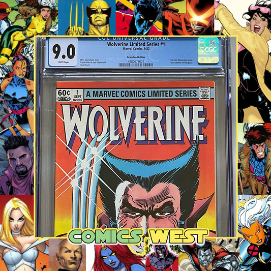 WOLVERINE #1 *CGC 9.0* Newsstand edition! Miller and Claremont! 1982