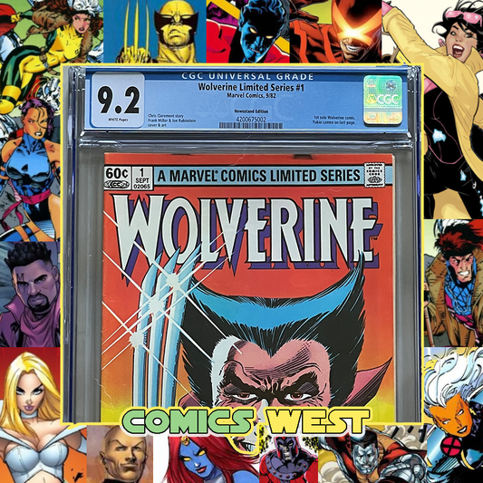 WOLVERINE #1 *CGC 9.2* Newsstand edition! Miller! Claremont! 1982