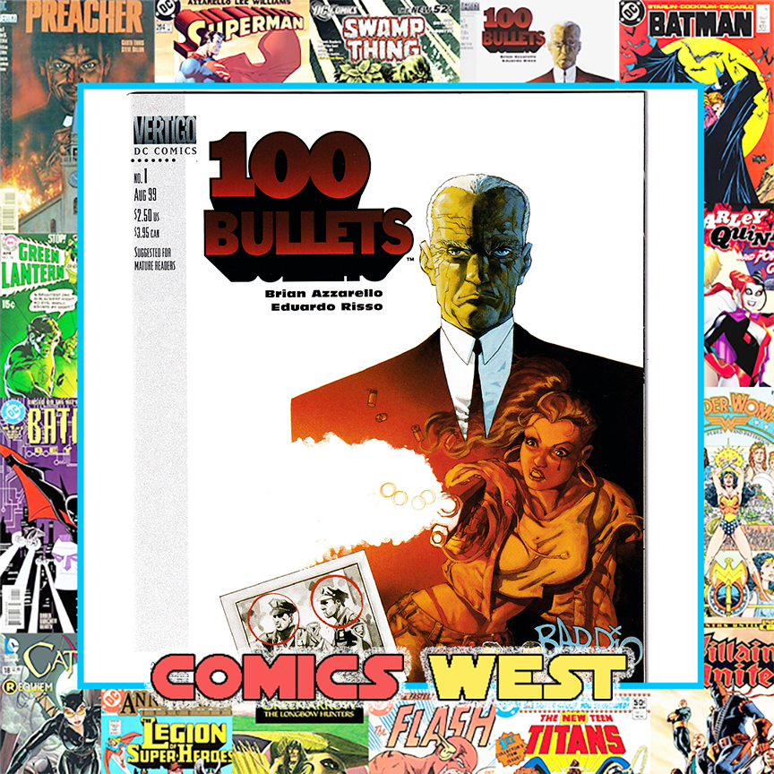 100 BULLETS #1 VF- (7.5) 1st app. Dizzy and Agent Graves!