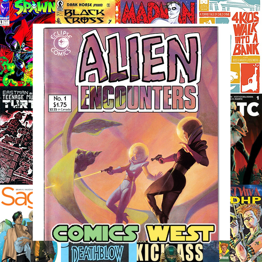 ALIEN ENCOUNTERS #1 and #2! Eclipse Comics! 1985
