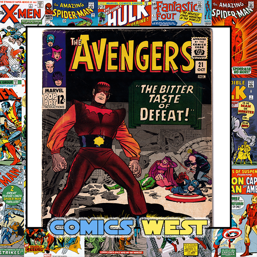 AVENGERS #21 VG- (3.5) 1st app. and origin Power Man!