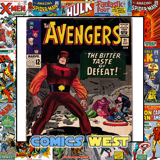 AVENGERS #21 VG- (3.5) 1st app. and origin Power Man!