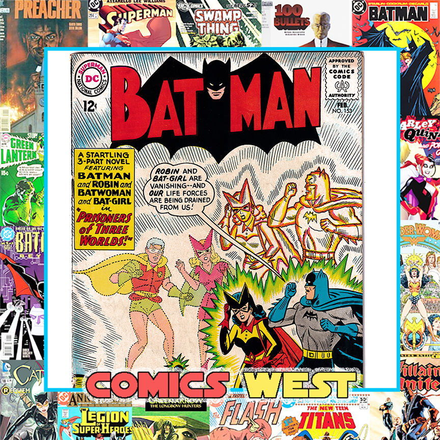 BATMAN #153 FN- (5.5) Bat Woman! Bat Girl!