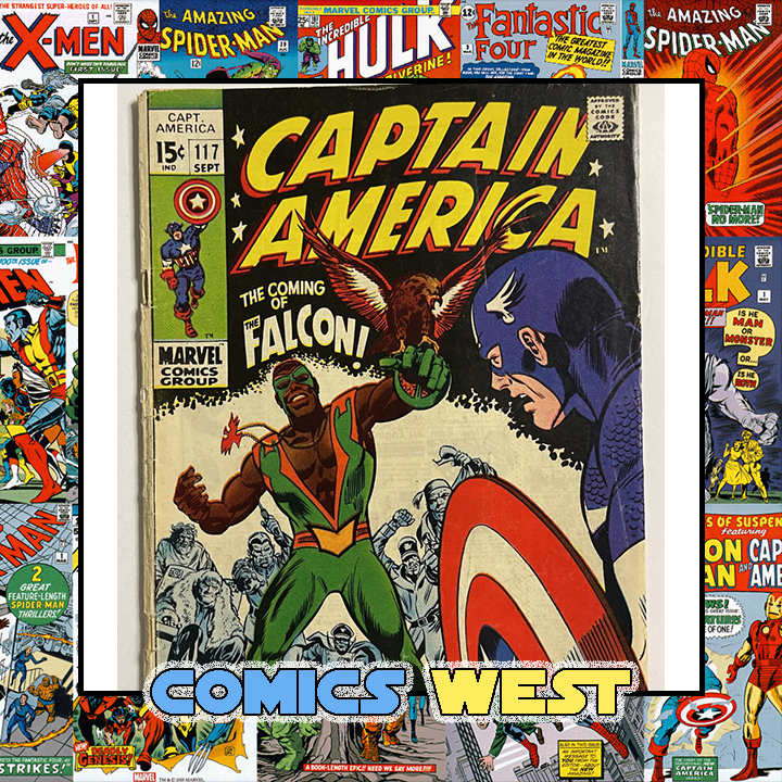 CAPTAIN AMERICA #117 GD/VG (3.0) 1st app. FALCON and REDWING! 1969 KEY!