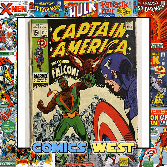 CAPTAIN AMERICA #117 GD/VG (3.0) 1st app. FALCON and REDWING! 1969 KEY!