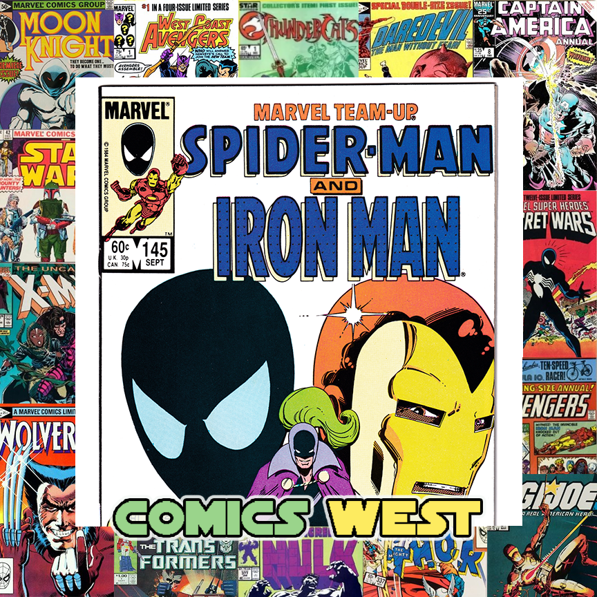 MARVEL TEAM-UP #145 NM (9.4) Blacklash! Early Black Spidey cotume! 1984
