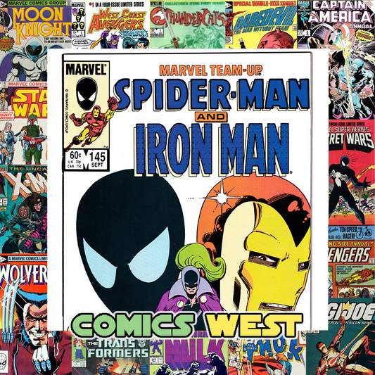 MARVEL TEAM-UP #145 NM (9.4) Blacklash! Early Black Spidey cotume! 1984