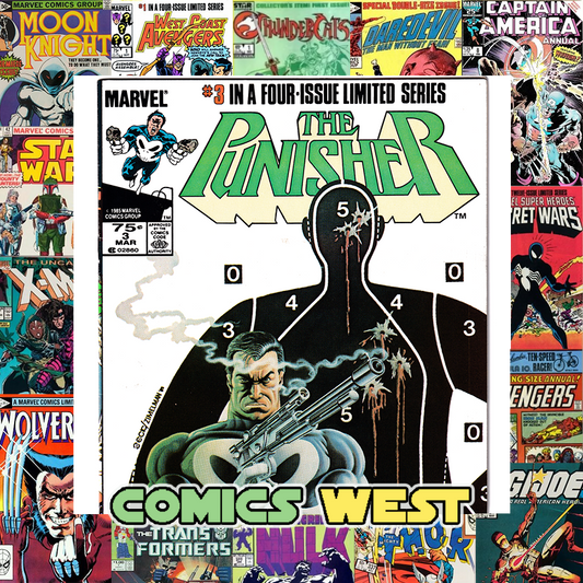 PUNISHER #3 FN (6.0) Limited Series Mike Zeck cover! 1986