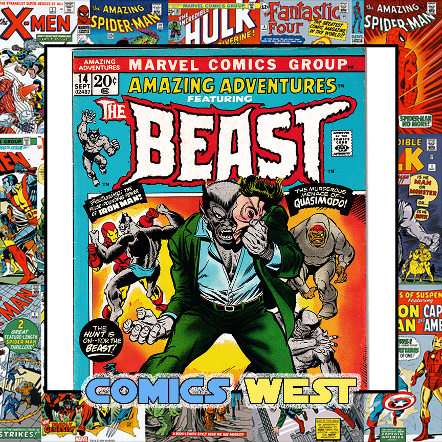 AMAZING ADVENTURES #14 FN+ (6.5) Beast! Iron Man!